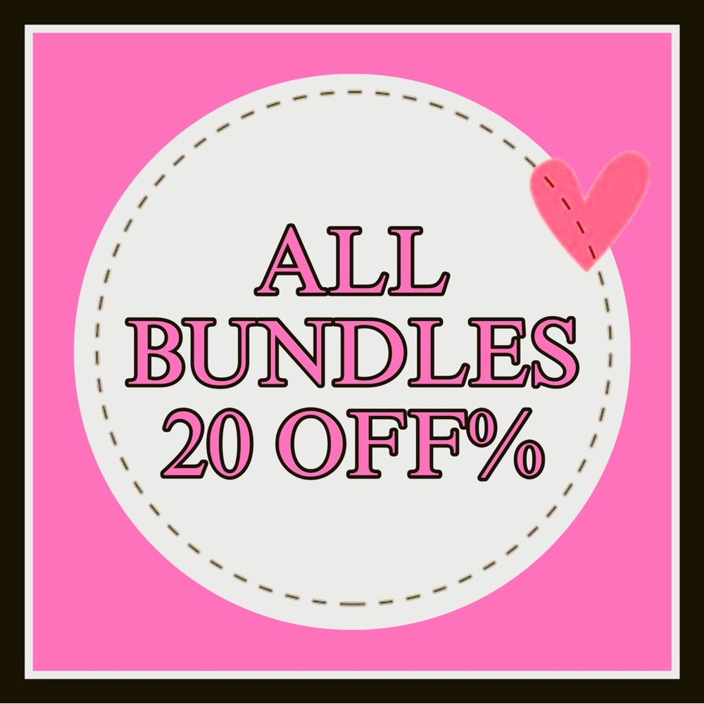 Bundles of 2+ items 20% off!